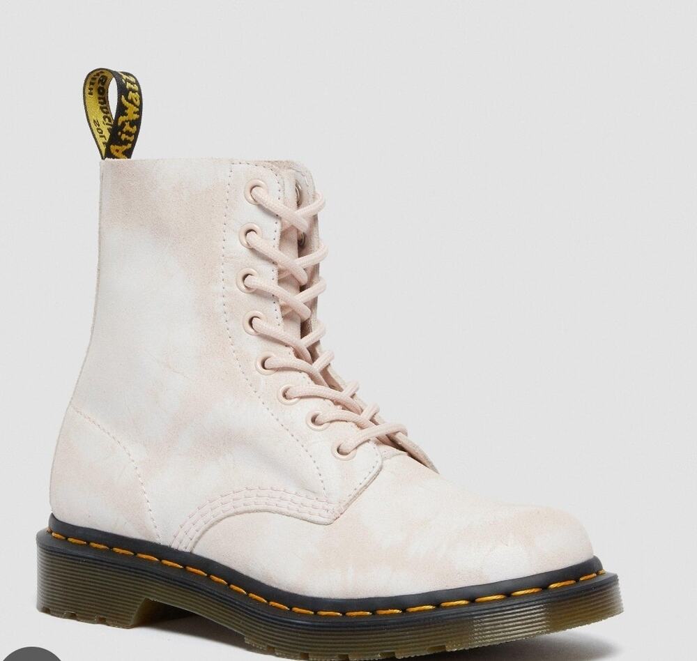 Dr. Martens 1640 Pascal pink dye tie suede Boots 41 Us 9